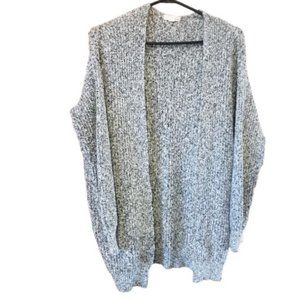 Garage Salt & Pepper Open Front Knitted Cardigan  Size XS-S